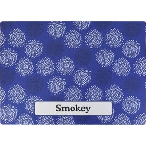 DRYMATE Protective & Decorative Cat Litter Mat, Good Medicine Blue, Large,  20-in x 28-in 