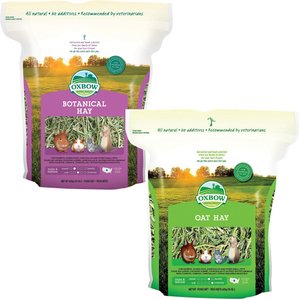 Oxbow Botanical Hay + Oat Hay Small Animal Food