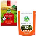 Oxbow Essentials Adult Guinea Pig Food All Natural Adult Guinea Pig Pellets + Natural Science Vitamin C Small Animal Supplement