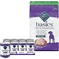 Blue Buffalo Basics Skin & Stomach Care Grain-Free Formula Turkey & Potato Recipe Adult Dry Dog Food + Canned Food