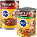 Pedigree Choice Cuts in Gravy With Beef + Country Stew Canned Dog Food