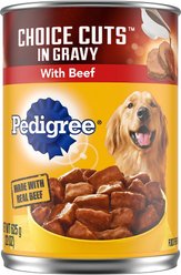 Pedigree Choice Cuts in Gravy with Beef + Country Stew Canned Dog Food slide 2 of 9