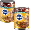 Pedigree Choice Cuts in Gravy With Chicken & Rice + Steak & Vegetable Flavor Canned Dog Food