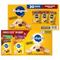 Pedigree Choice Cuts in Gravy Variety Pack Filet Mignon, Grilled Chicken, Chicken Casserole & Beef Noodle + Variety Pack Adult Wet Dog Food Pouches