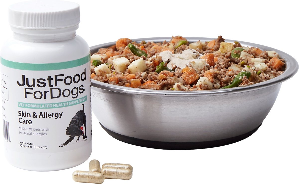 Just food for dogs shop skin and allergy care