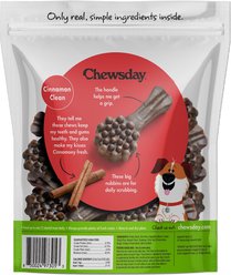 Chewsday Cinnamon Clean Daily Dental Dog Dental Treats, 28 count, X-Small slide 2 of 7