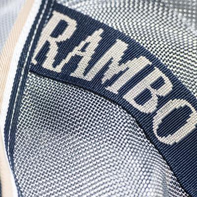 Show full view: Rambo Protector Horse Fly Sheet, Silver/Navy, 75-in slide 4 of 5