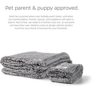 Pet Parents Premium Cat & Dog Blanket, Slate, Medium
