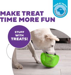 Planet Dog Orbee-Tuff Snoop Interactive Treat Dispensing Dog Toy, Green slide 2 of 7