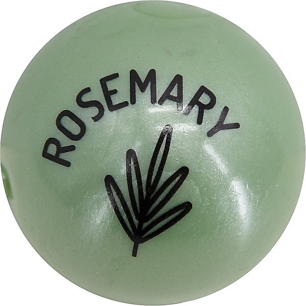 Planet Dog Orbee-Tuff Essentials Rosemary Scented Interactive Dog Ball Treat Dispenser Toy, Green slide 1 of 8