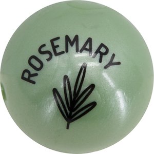 Planet Dog Orbee-Tuff Essentials Rosemary Scented Interactive Dog Ball Treat Dispenser Toy, Green