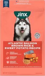 Jinx Salmon, Brown Rice & Sweet Potato ALS Kibble Dog Dry Food, Brown Rice, Sweet Potato Kibble Dry Dog Food, 11.5-lb bag slide 1 of 8