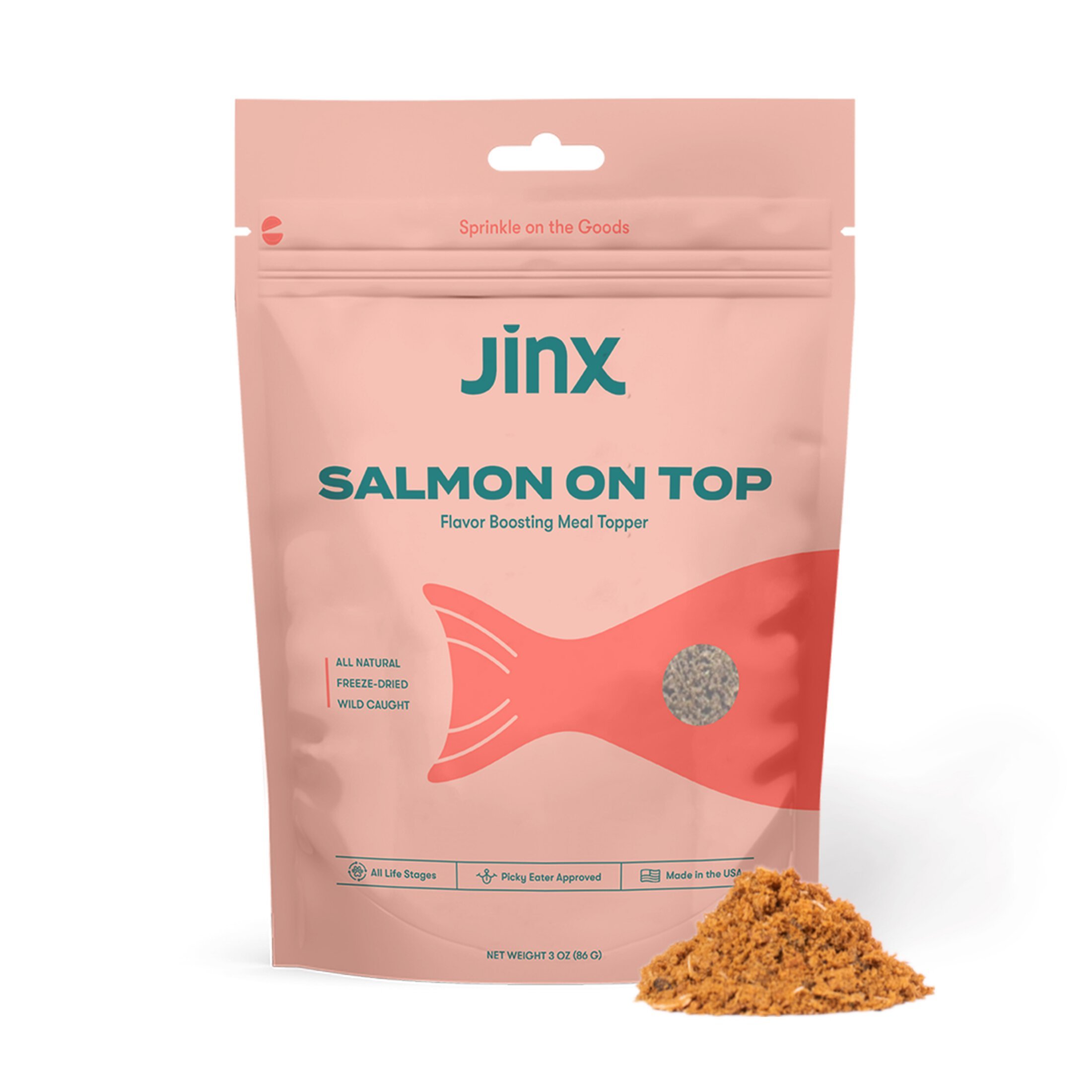 JINX FreezeDried Salmon Dry Dog Food Topper, 3oz bag Customer