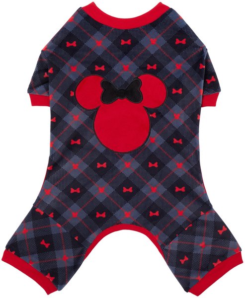 Disney Minnie Mouse Plaid Dog & Cat Jersey Pajama, Medium slide 1 of 6