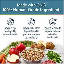 JustFoodForDogs Beef & Russet Potato Recipe Frozen Human-Grade Fresh Dog Food, 18-oz pouch, case of 7 slide 2 of 9