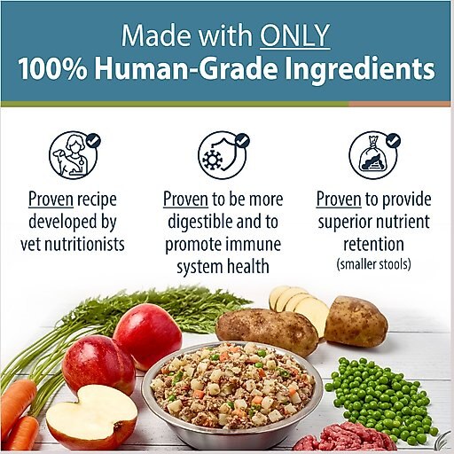 JustFoodForDogs Beef & Russet Potato Recipe Frozen Human-Grade Fresh Dog Food, 18-oz pouch, case of 7
