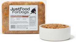 JustFoodForDogs Venison & Squash Recipe Frozen Human-Grade Fresh Dog Food, 18-oz pouch, case of 7