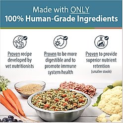 JustFoodForDogs Veterinary Diet Renal Support Low Protein Frozen Human-Grade Fresh Dog Food, 18-oz pouch, case of 7 slide 2 of 9