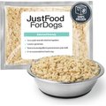 JustFoodForDogs Balanced Remedy Recipe Frozen Human-Grade Fresh Dog Food, 18-oz pouch, case of 7