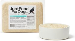 JustFoodForDogs Balanced Remedy Recipe Frozen Human-Grade Fresh Dog Food, 18-oz pouch, case of 21