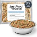 JustFoodForDogs Joint & Skin Support Recipe Frozen Human-Grade Fresh Dog Food, 18-oz pouch, case of 7