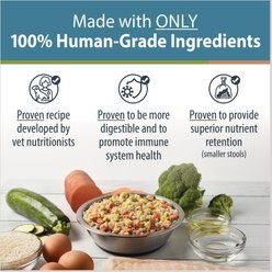 JustFoodForDogs Veterinary Diet Hepatic Support Low Fat Frozen Human-Grade Fresh Dog Food, 72-oz pouch, case of 7 slide 2 of 9