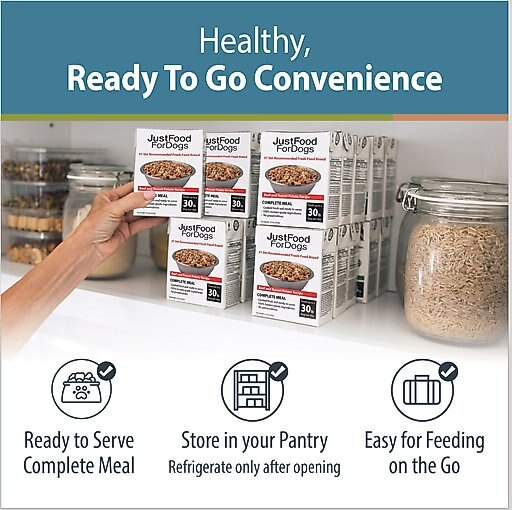 JustFoodForDogs Pantry Fresh Beef & Russet Potato Fresh Dog Food, 12.5-oz pouch, case of 12