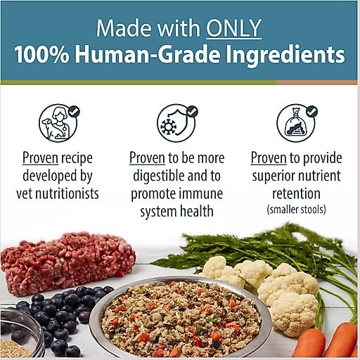 JustFoodForDogs Pantry Fresh Lamb & Brown Rice Fresh Dog Food, 12.5-oz pouch, case of 12
