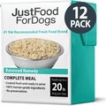 JustFoodForDogs PantryFresh Balanced Remedy Recipe Fresh Dog Food, 12.5-oz pouch, case of 12