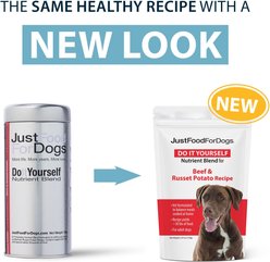 JustFoodForDogs DoItYourself Beef & Russet Potato Recipe Fresh Dog Food Recipe & Nutrient Blend slide 2 of 9
