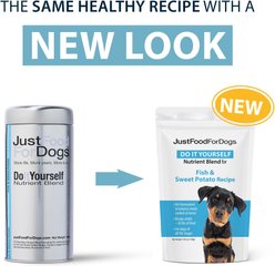 JustFoodForDogs DoItYourself Fish & Sweet Potato Recipe Fresh Dog Food Recipe & Nutrient Blend slide 2 of 9