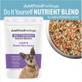 JustFoodForDogs DoItYourself Lamb & Brown Rice Recipe Fresh Dog Food Recipe & Nutrient Blend