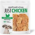 JustFoodForDogs Chicken Breast Dehydrated Dog Treats, 5-oz bag