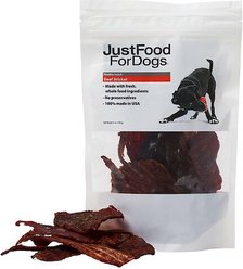 JustFoodForDogs Beef Brisket Dehydrated Dog Treats, 5-oz bag slide 2 of 5