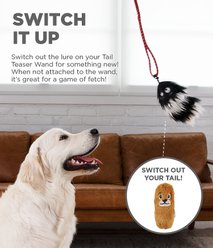Outward Hound Beaver Tail Teaser Wand Dog Toy Replacement Lure slide 2 of 7