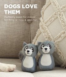 Outward Hound Squeakin' Racoon Hide A Puzzle Plush Dog Toy, 3 count slide 2 of 6