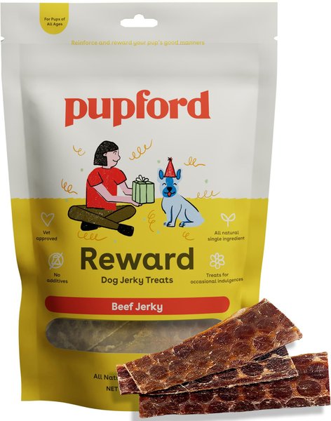 Pupford Mini Beef Dog Bully Sticks, 8-oz bag
