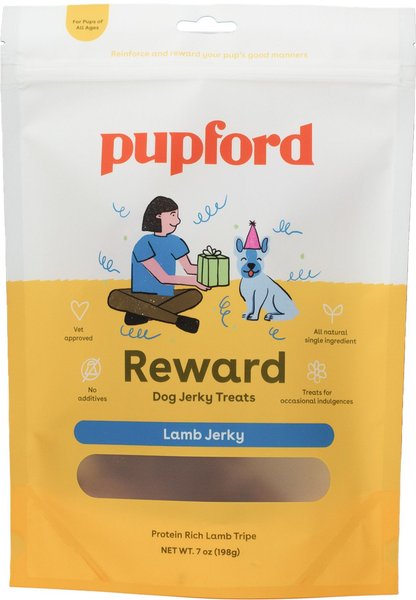Pupford Lamb High-Protein Jerky Dog Treats