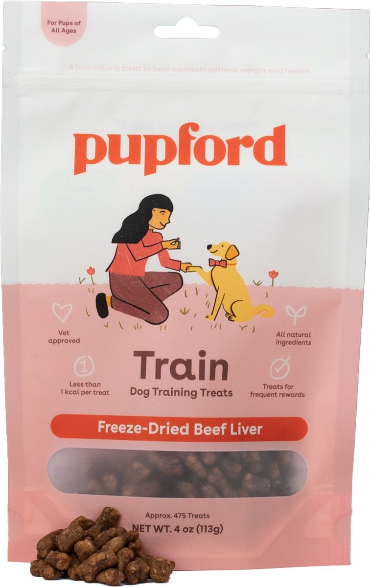 Pupford Beef Liver Training Freeze-Dried Dog Treats