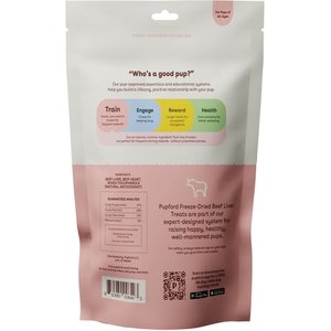 Pupford Beef Liver Training Freeze-Dried Dog Treats, 4-oz bag