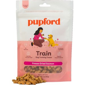 Pupford Salmon Training Freeze-Dried Dog Treats, 2-oz bag