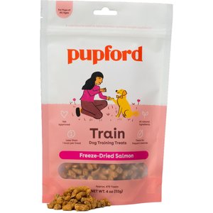 Pupford Salmon Training Freeze-Dried Dog Treats, 4-oz bag