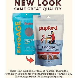 Pupford Beef Tendon Dog Chew, 10 count