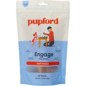 Pupford Beef Tendon Dog Chew, 10 count