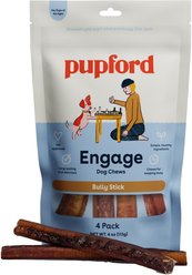 Pupford Thick Bully Sticks Dog Treat, 4 count