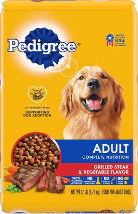 PEDIGREE Complete Nutrition Grilled Steak Vegetable Flavor Dog