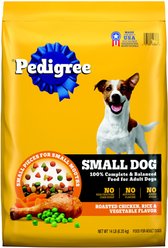 Pedigree Small Dog Complete Nutrition Roasted Chicken, Rice & Vegetable Flavor Small Breed Adult Dry Dog Food