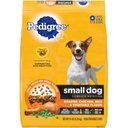 Pedigree Small Dog Complete Nutrition Roasted Chicken, Rice & Vegetable Flavor Small Breed Adult Dry Dog Food