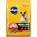 Pedigree Small Dog Complete Nutrition Grilled Steak & Vegetable Flavor Dog Kibble Small Breed Adult Dry Dog Food, 14-lb bag