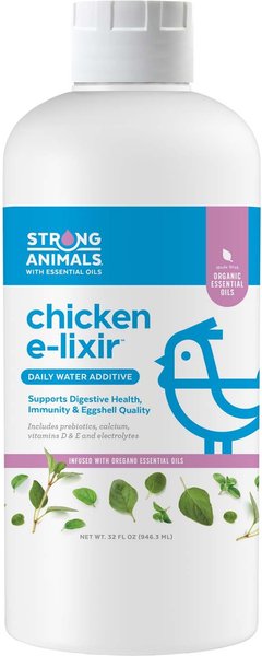 Strong Animals Chicken E-lixir Poultry Supplement, 32-oz bottle slide 1 of 3